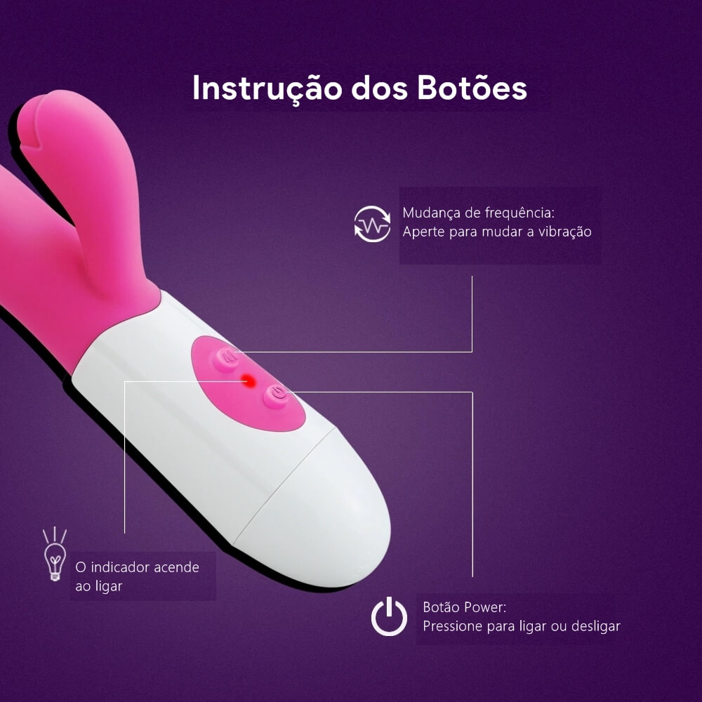 Modo de Uso do Vibrador Feminino 10 Vibrações